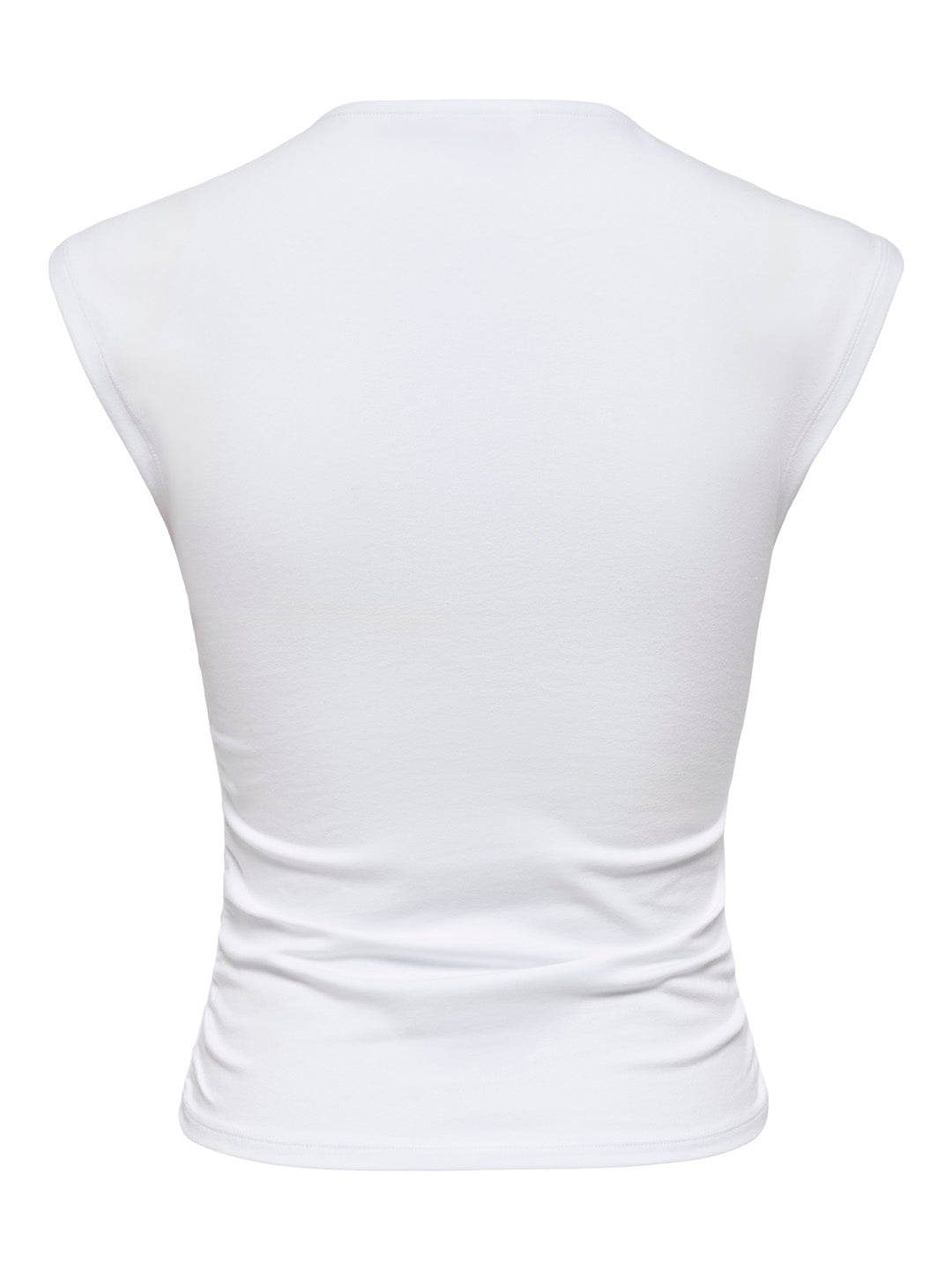 White Ruched Top