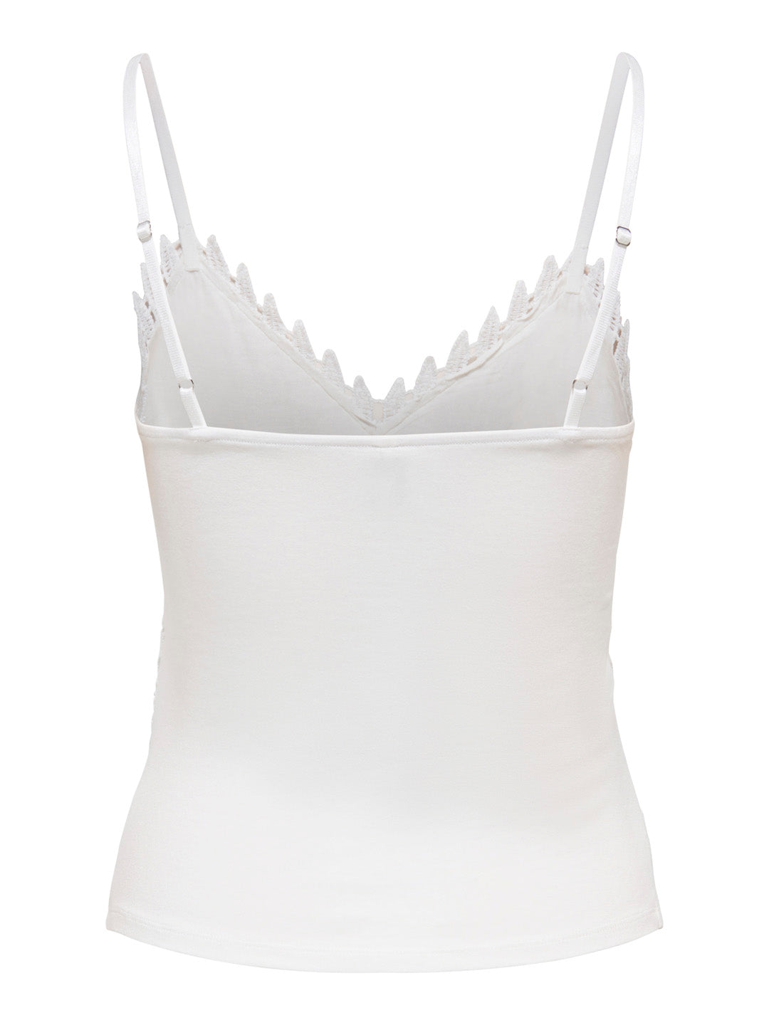 White Strappy Long Top