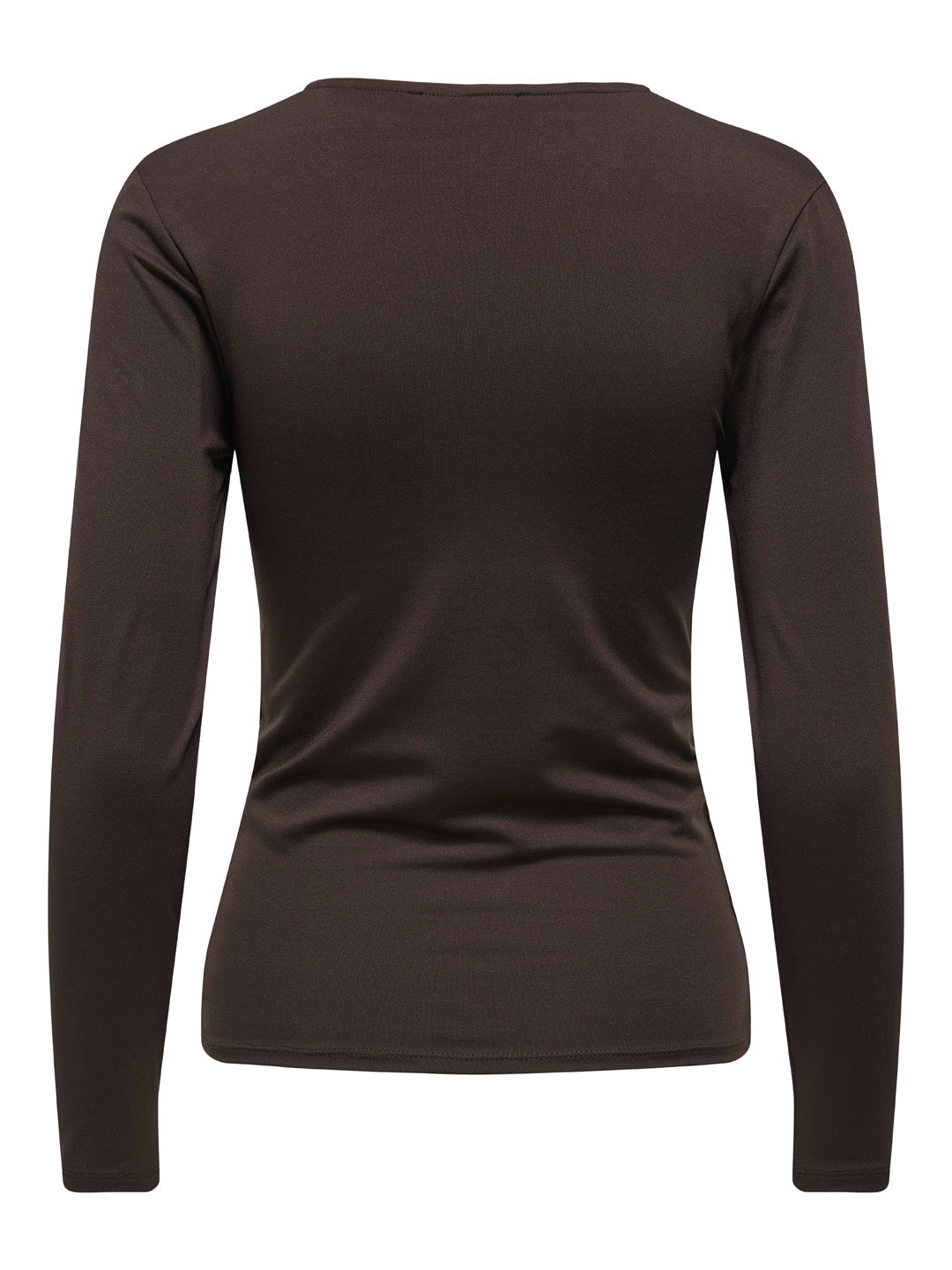 Brown Front Knot Top
