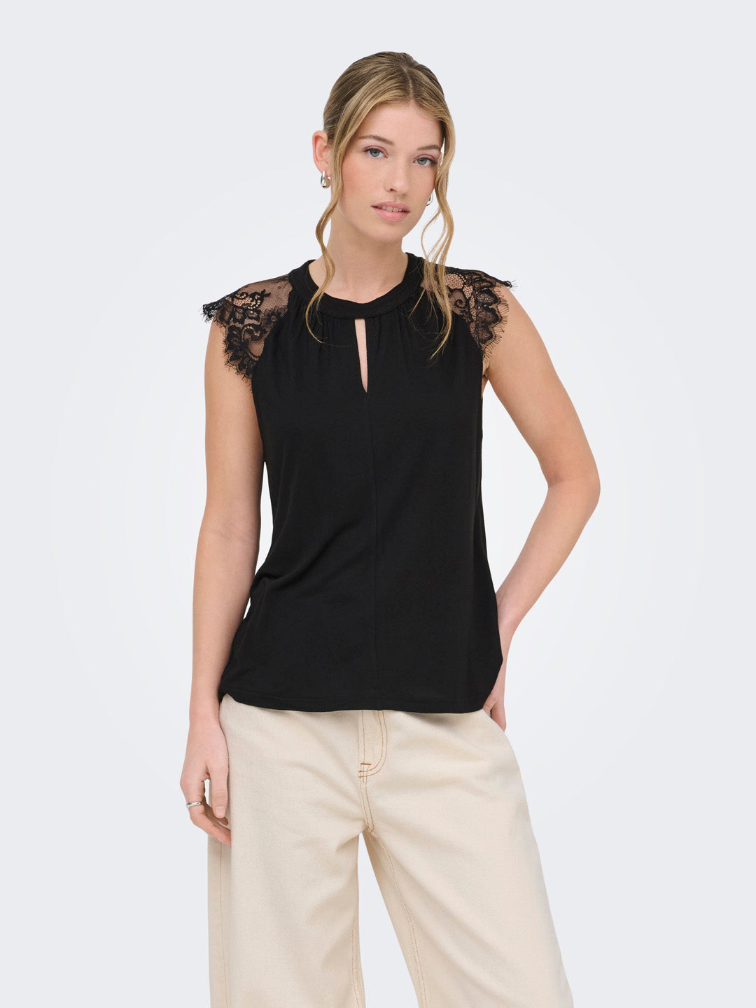 Black Lace Top