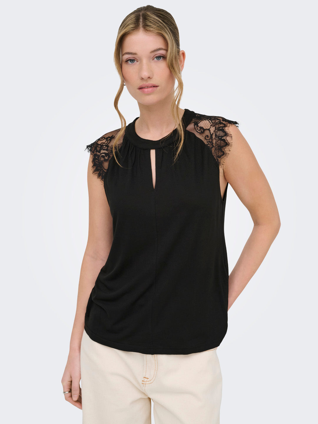 Black Lace Top