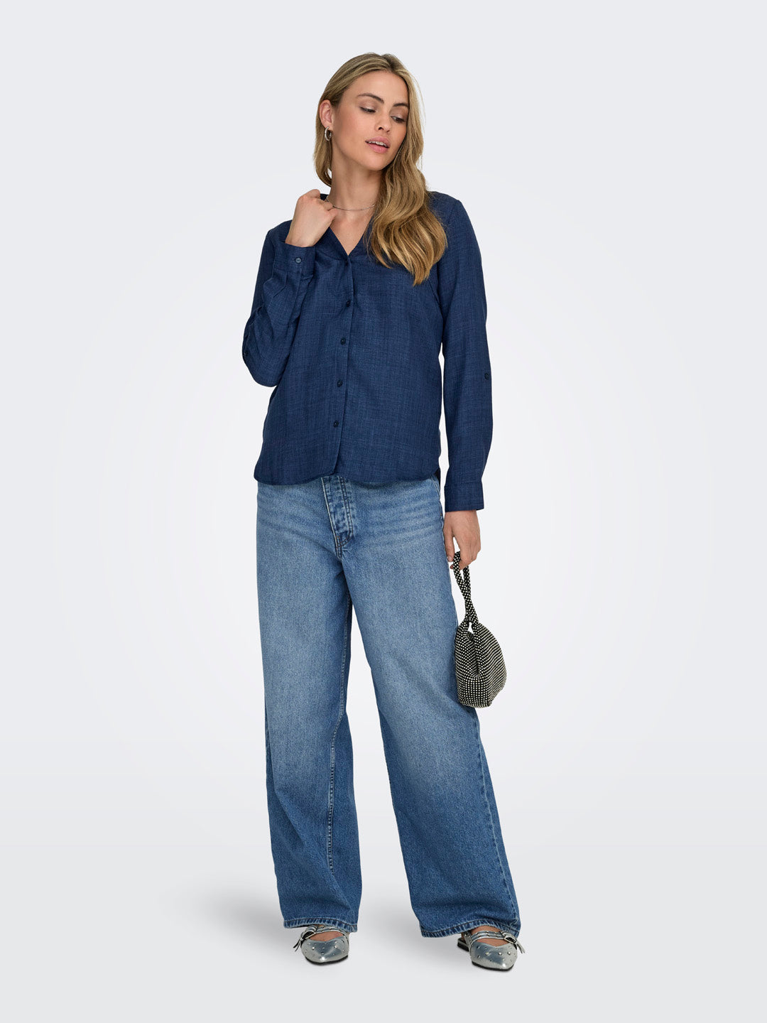 Dark Blue Regular Fit Shirt