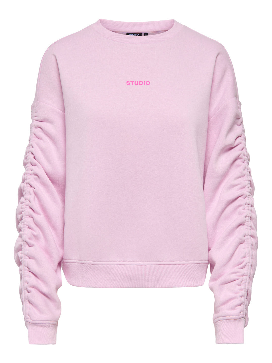 Pink Ruched Sweatshirt
