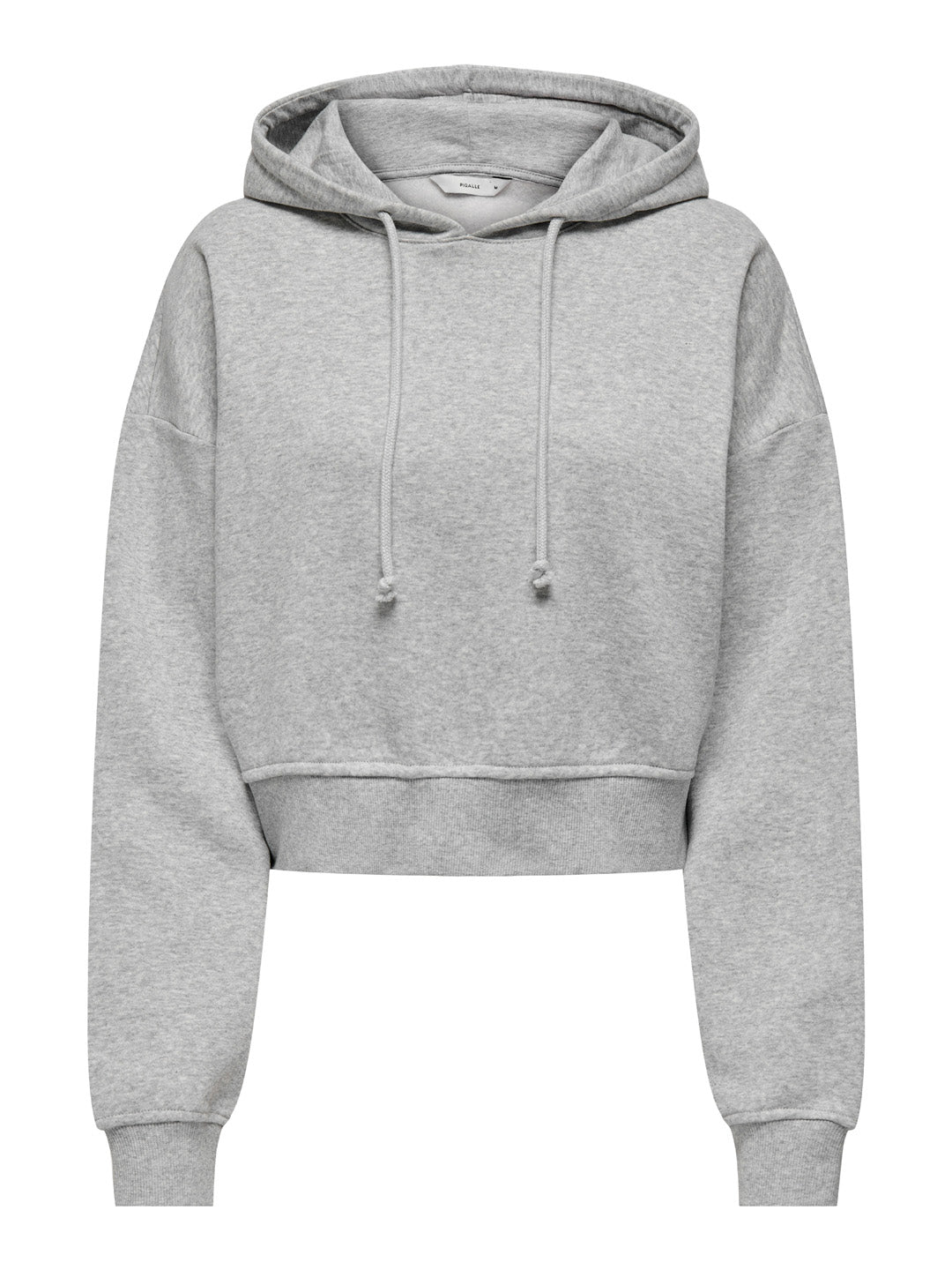 Light Grey Cropped Hoodie