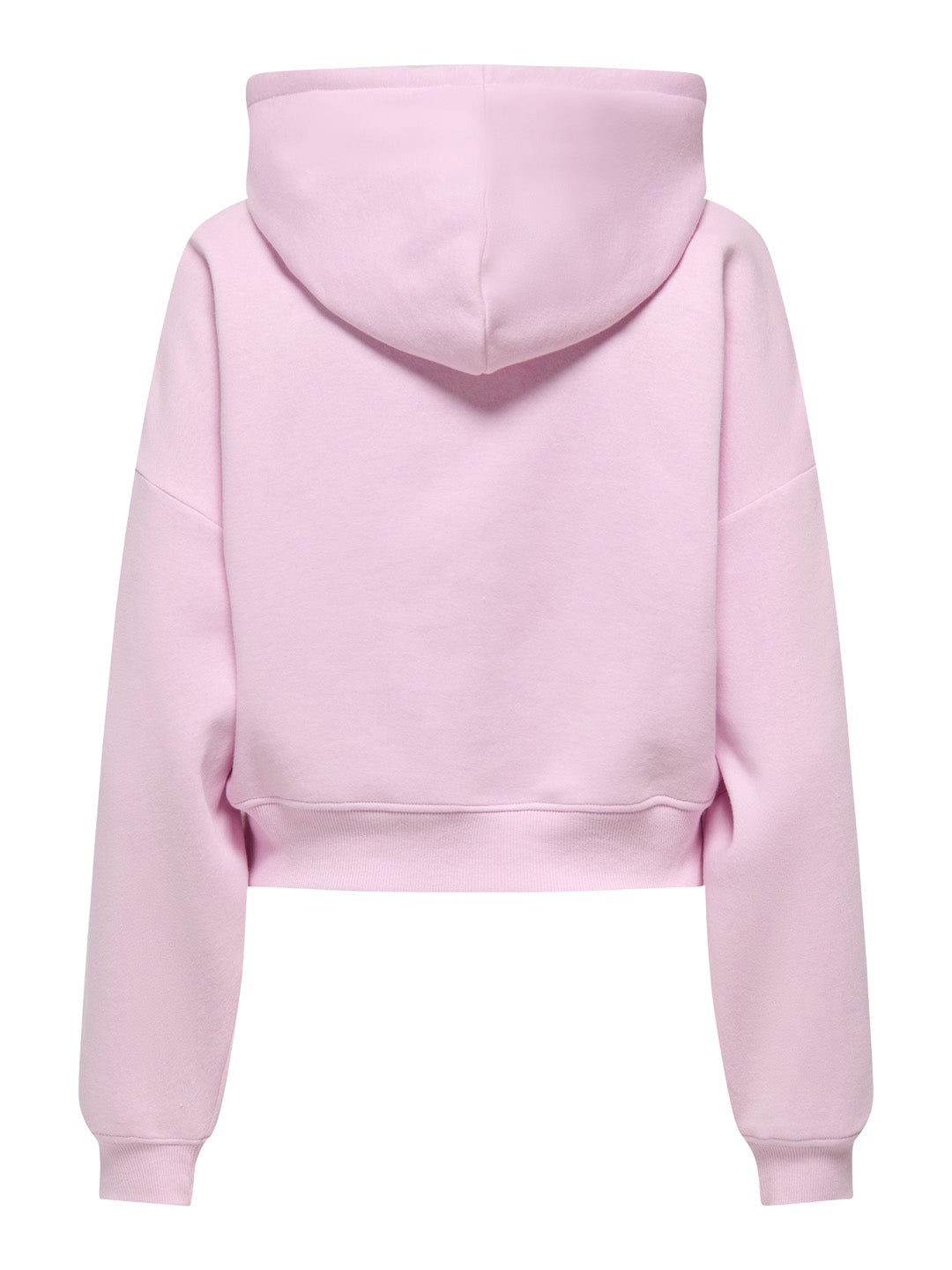 Pink Cropped Hoodie