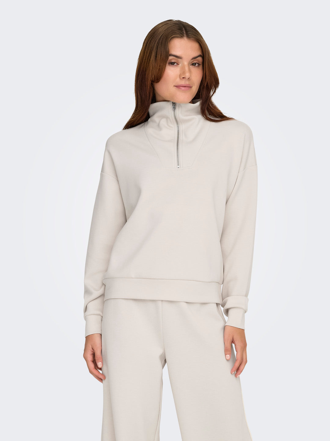 Off-White High Neck Sweatshirt