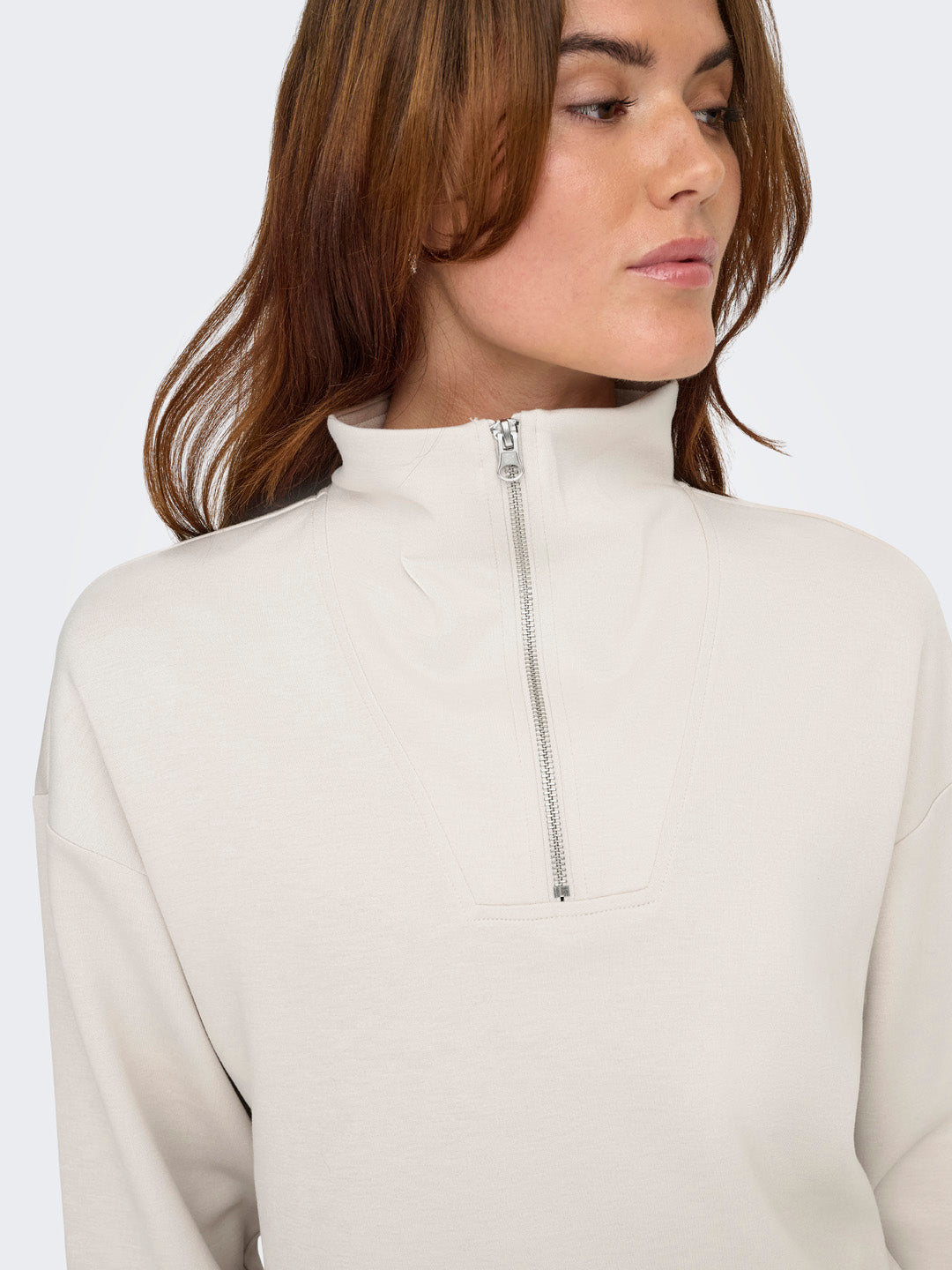 Off-White High Neck Sweatshirt