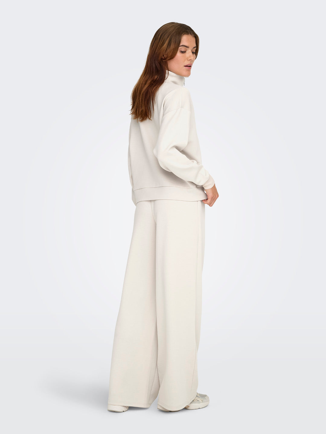 Off-White High Neck Sweatshirt
