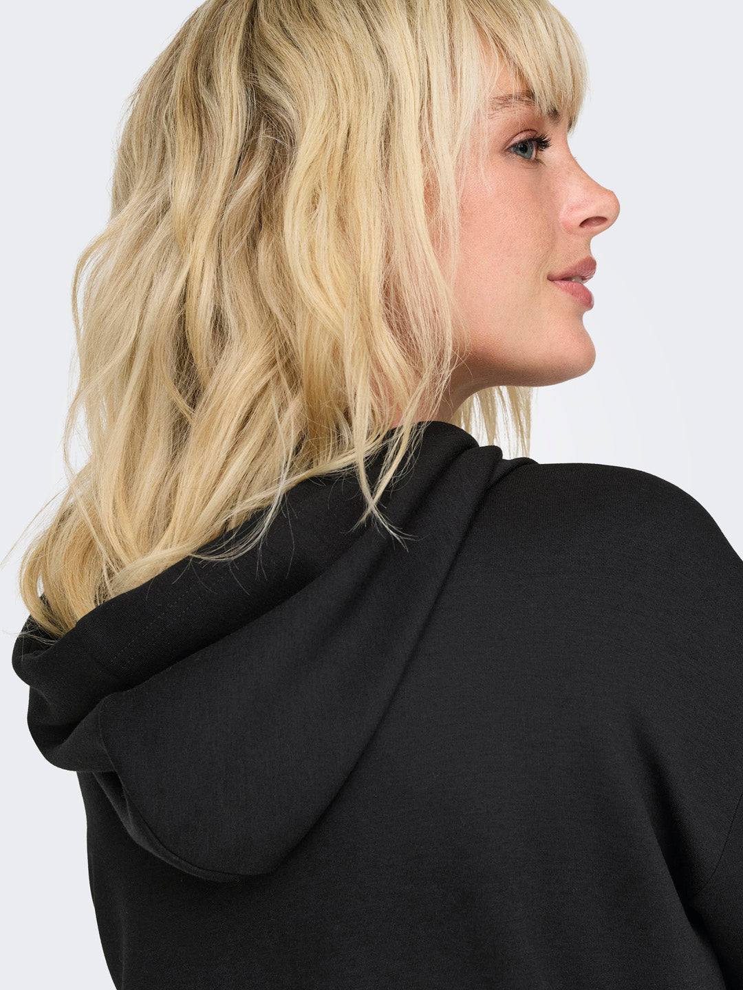 Black High Neck Sweatshirt