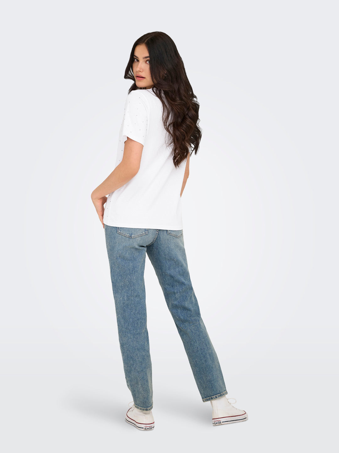 White Embellished T-shirt