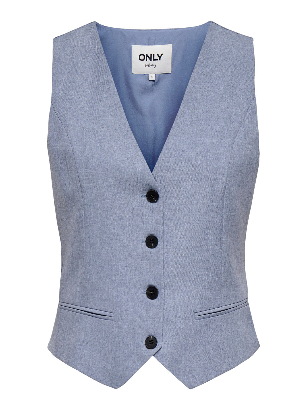 Blue Tailored Waistcoat