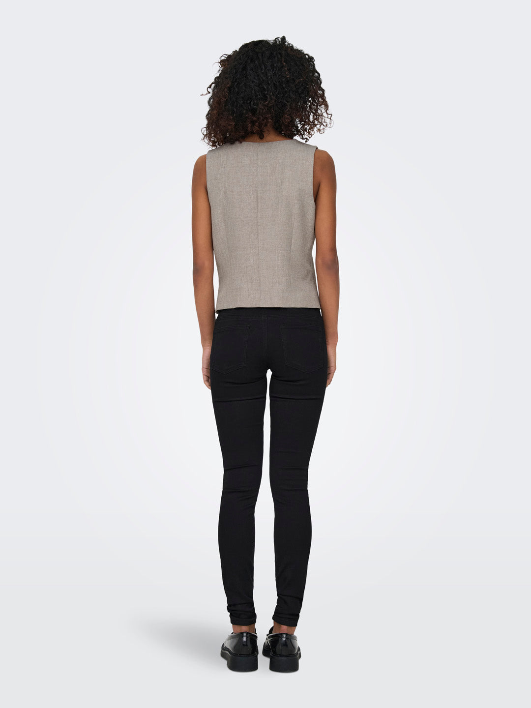 Greige Tailored Waistcoat
