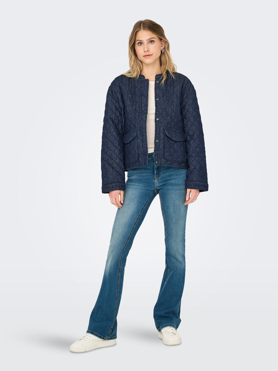 Quilted Denim Jacket