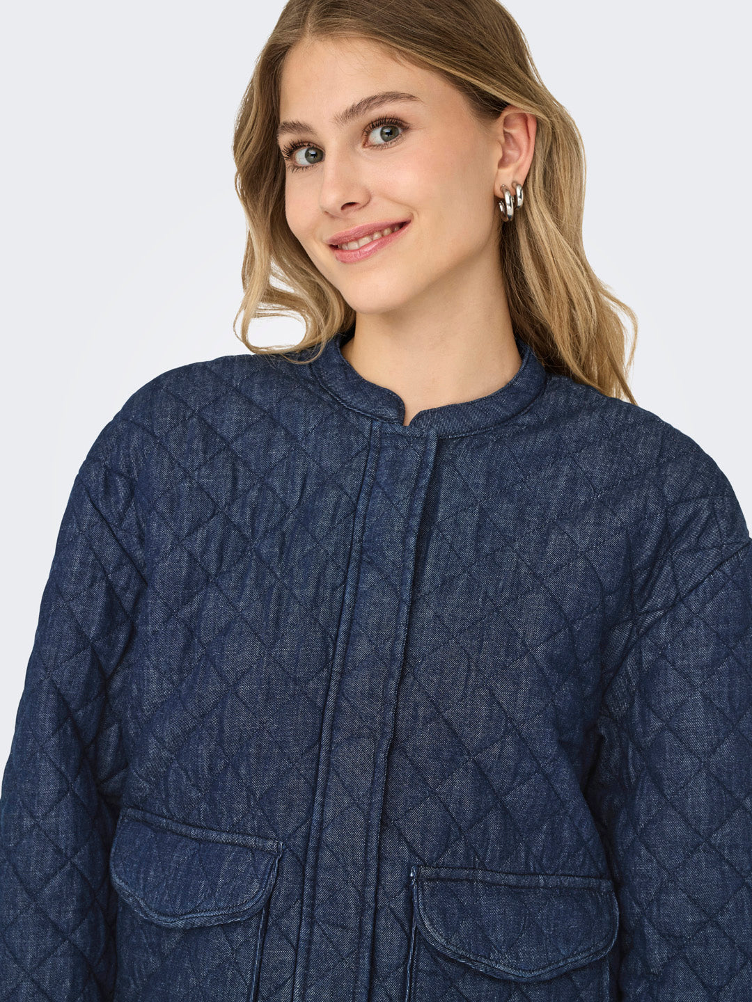 Quilted Denim Jacket