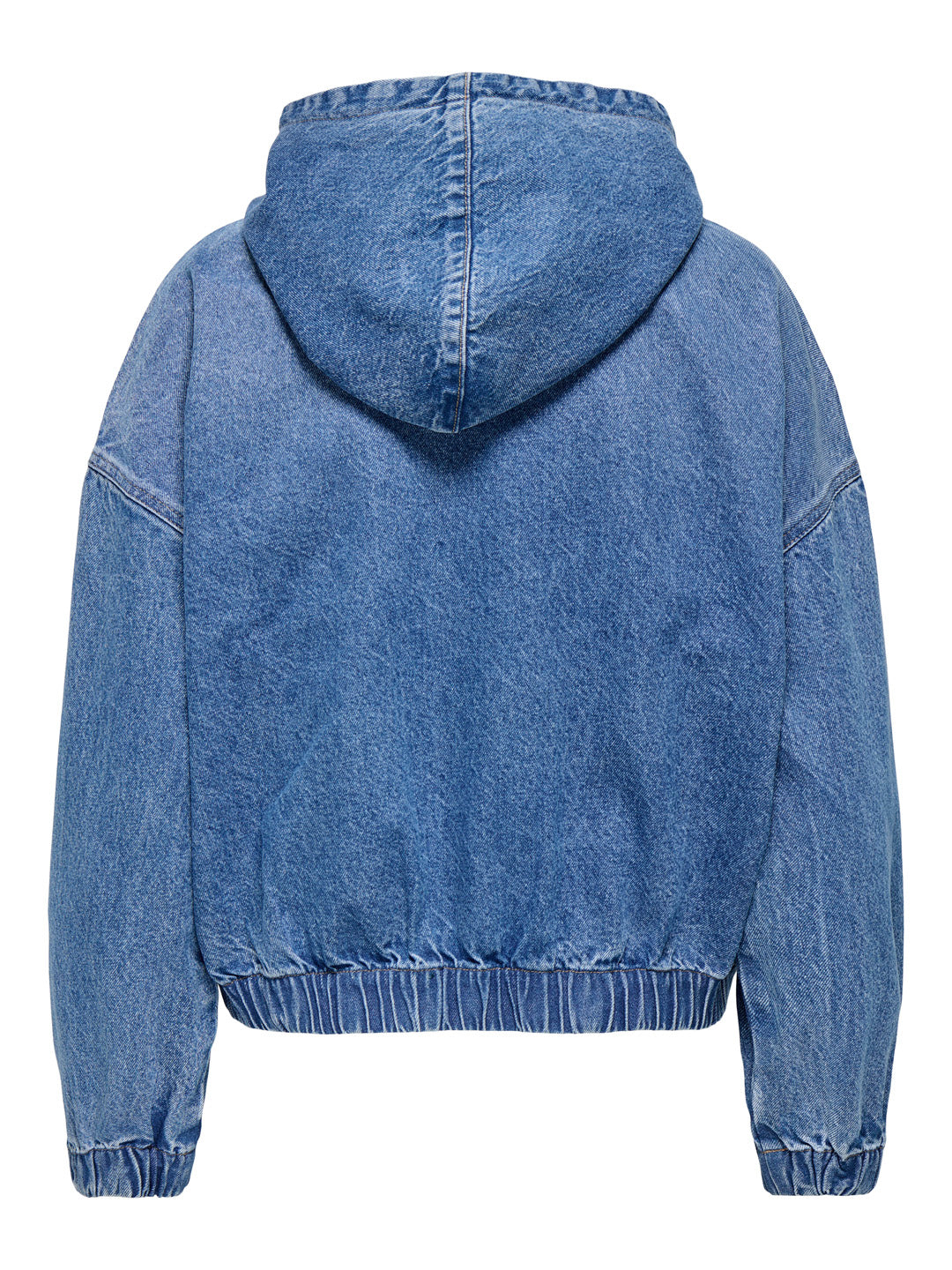 Blue Hooded Denim Jacket