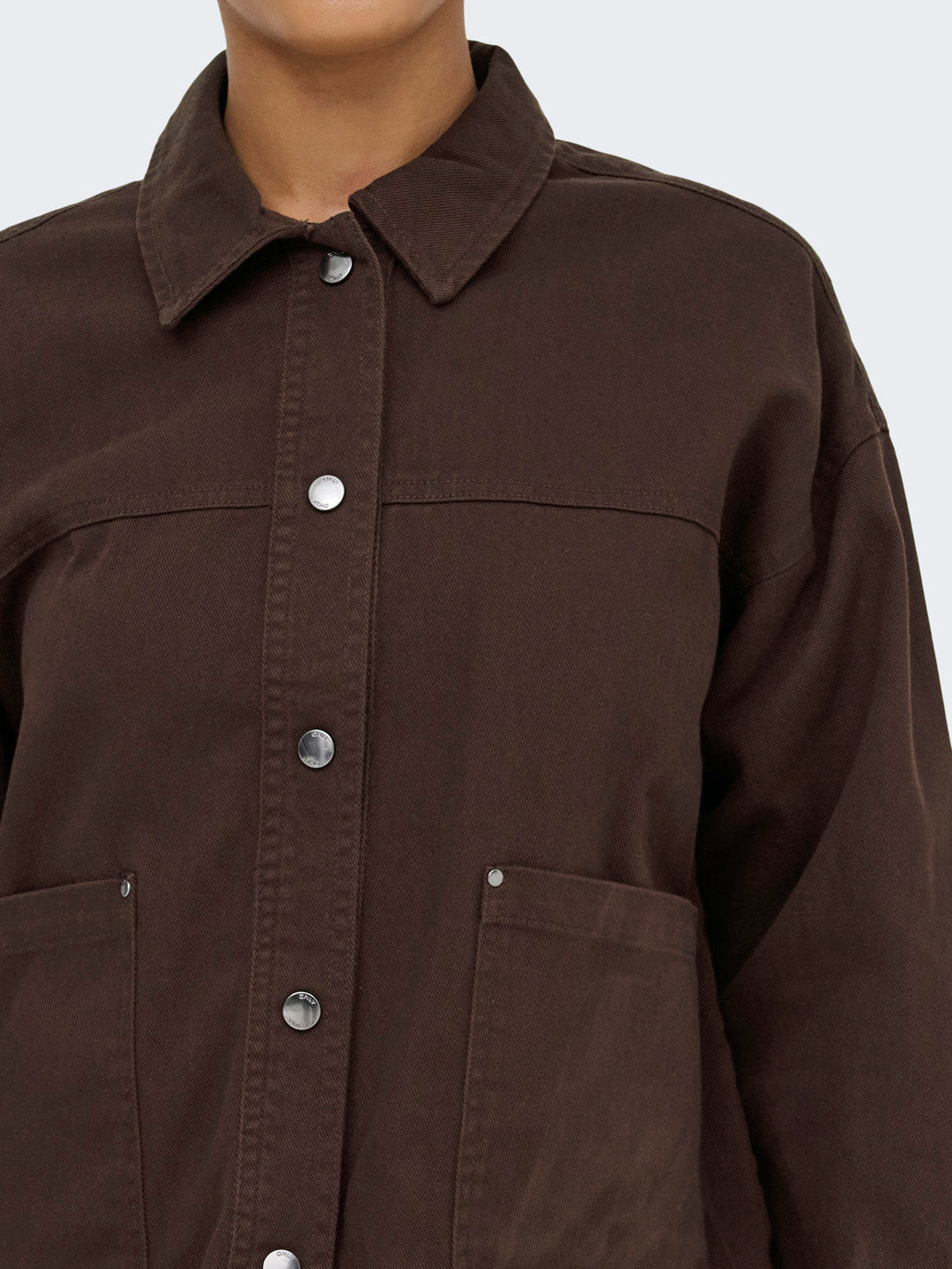 Dark Brown Twill Jacket