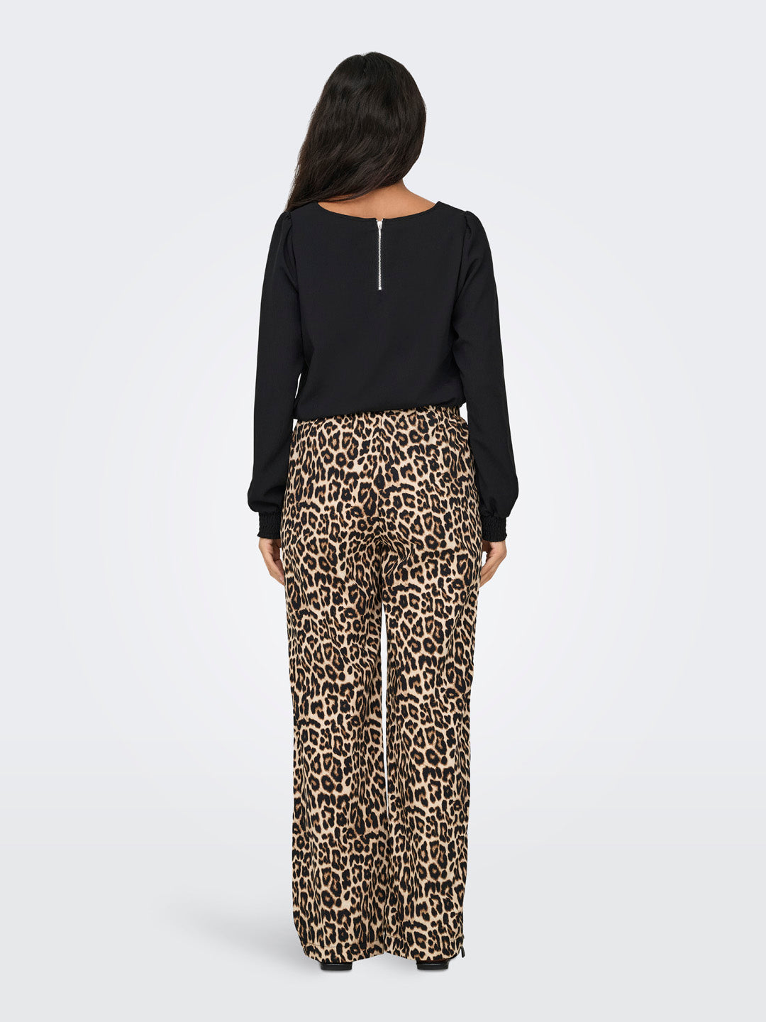 Animal Print Pull Up Pants