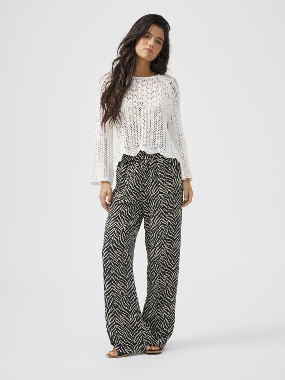 Printed Pull-Up Pants