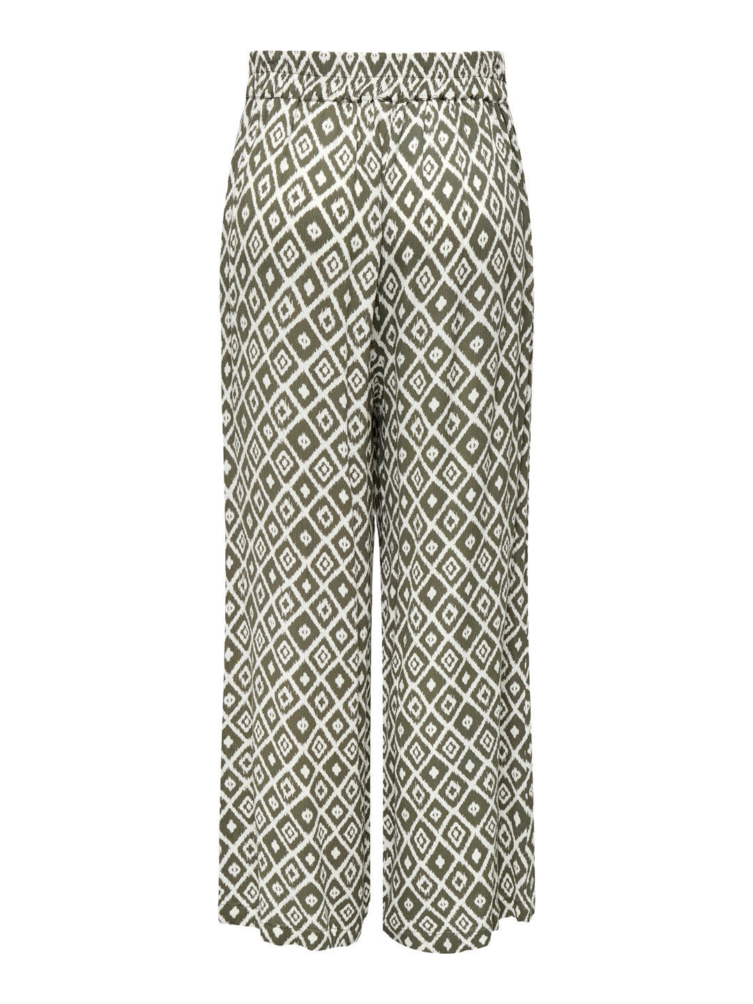 Green Printed Pants
