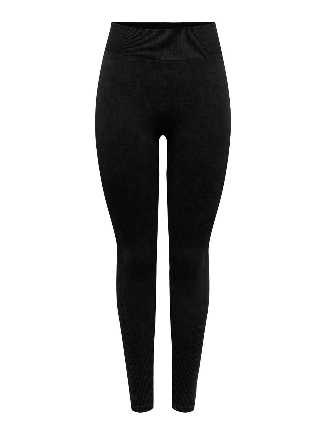 Black Scrunch Seam Tights