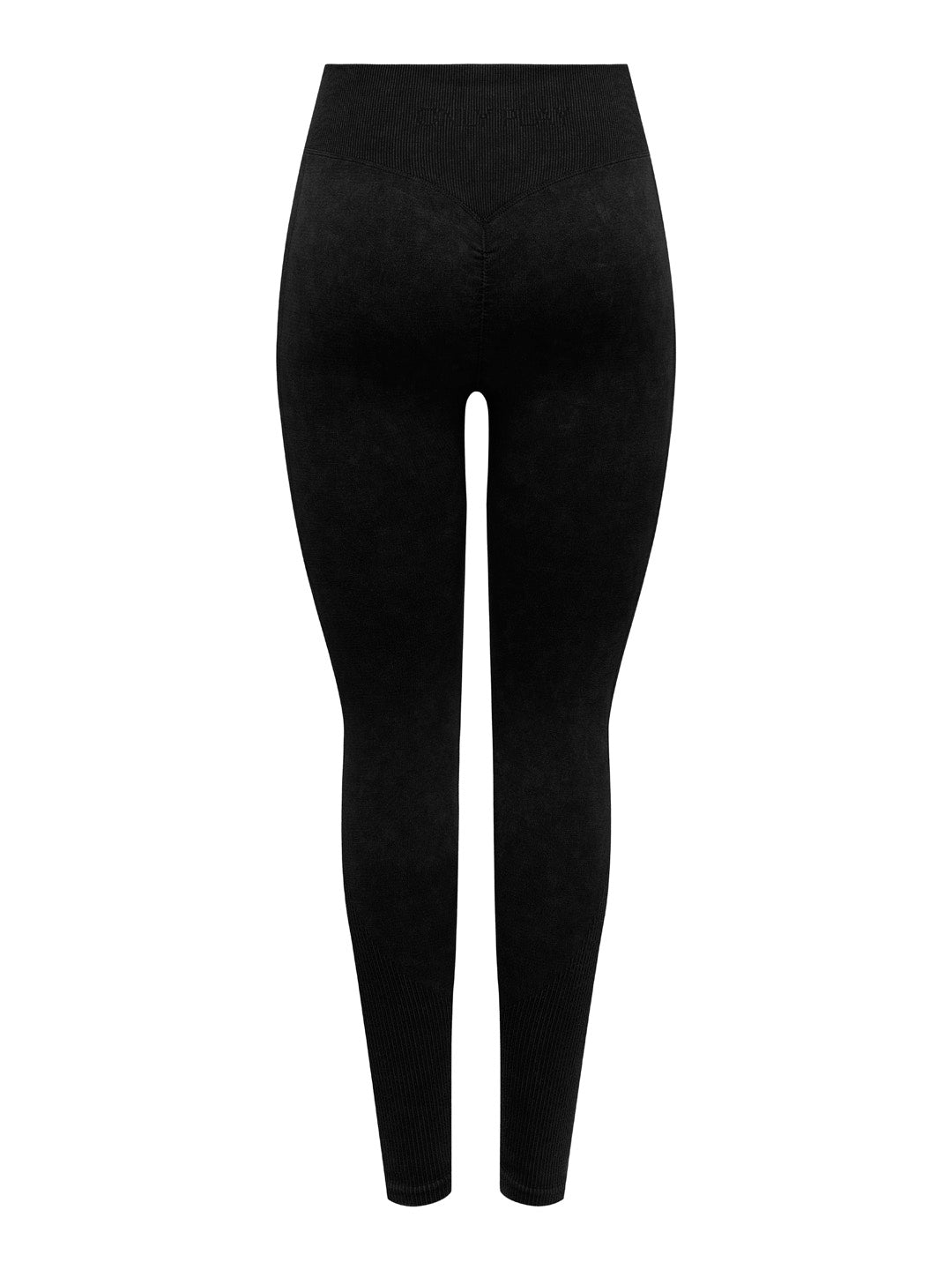 Black Scrunch Seam Tights