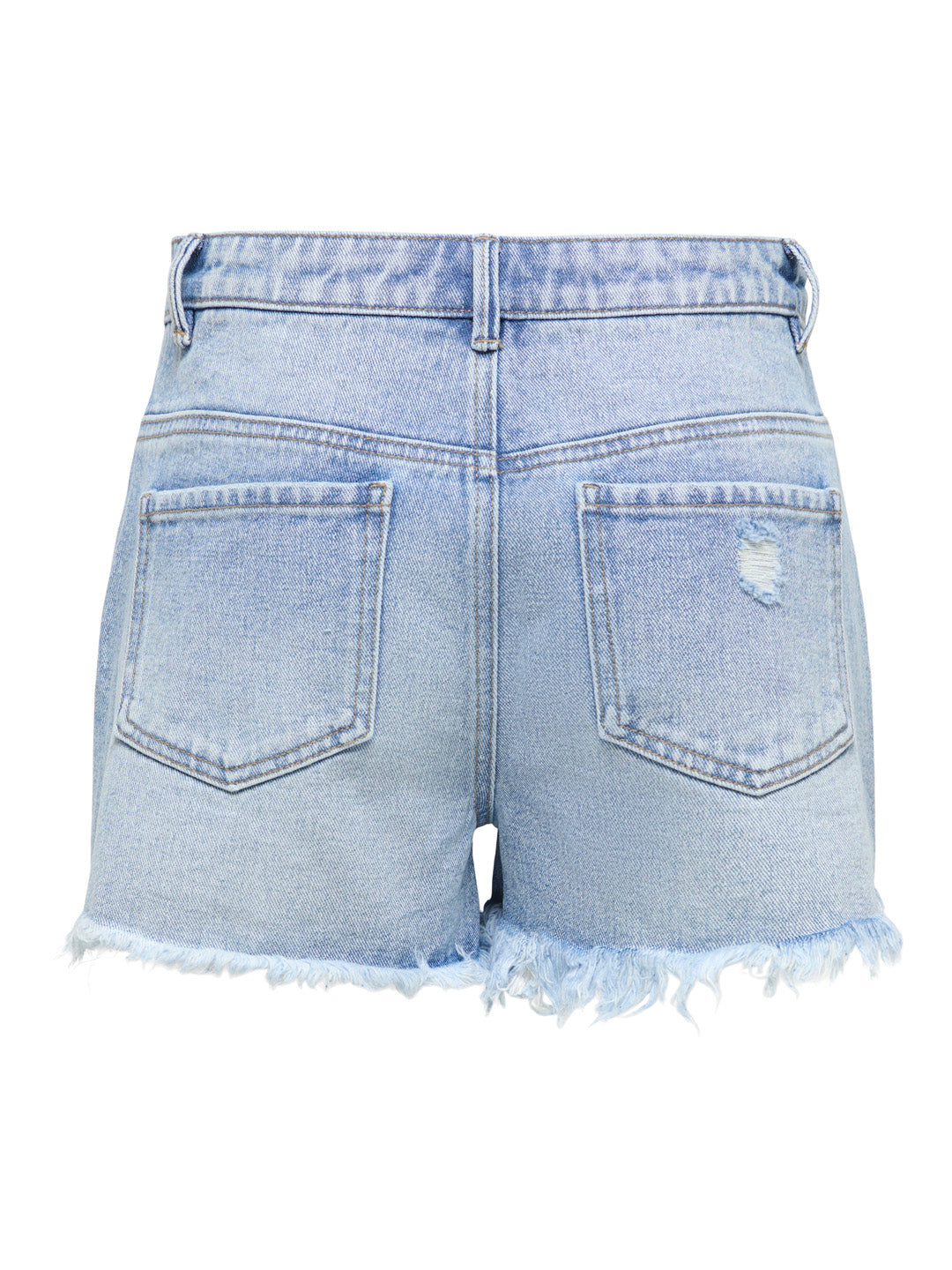 Distressed Denim Shorts