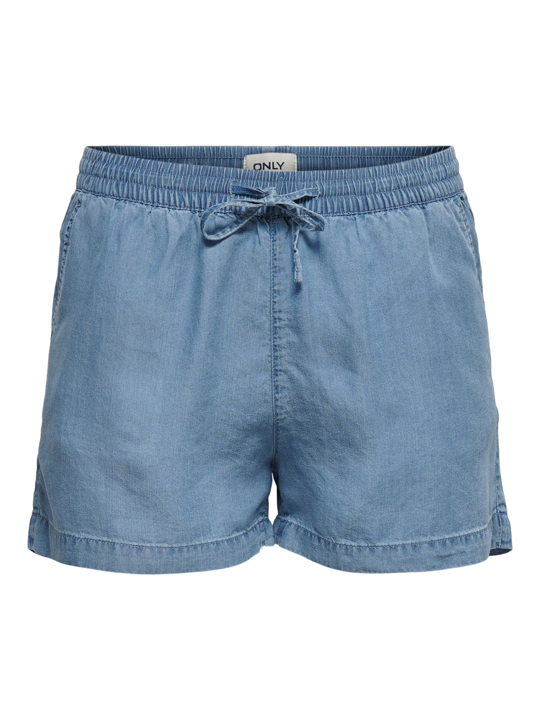 Blue Lyocell Denim Shorts