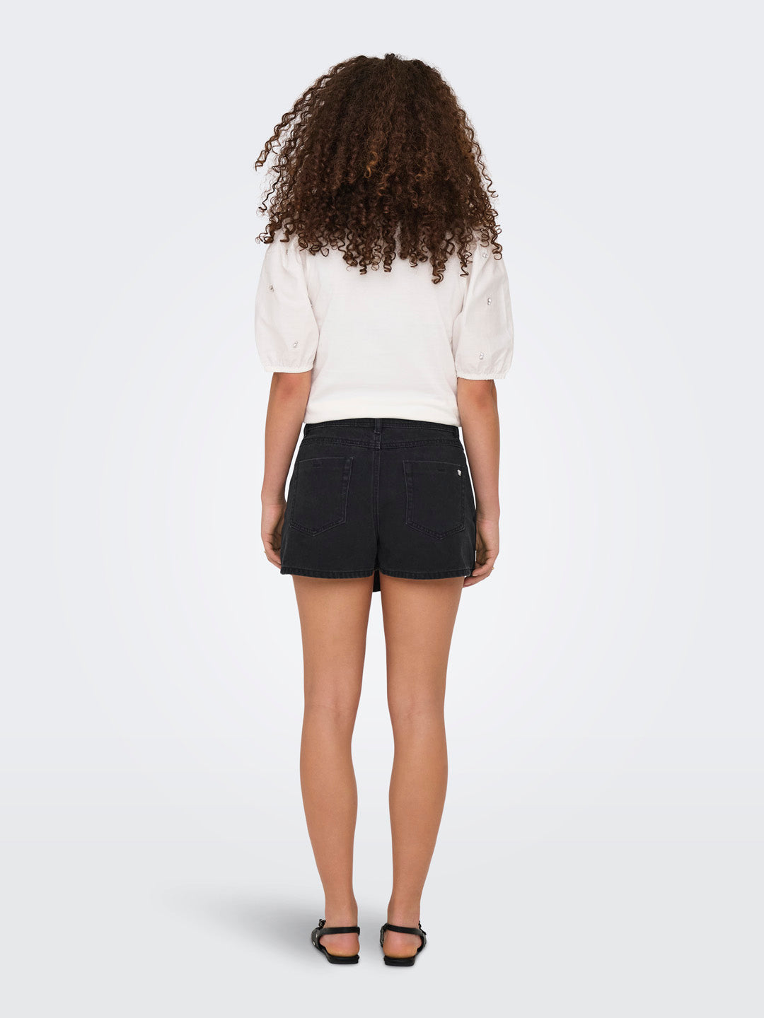 Light Wash Denim Skort