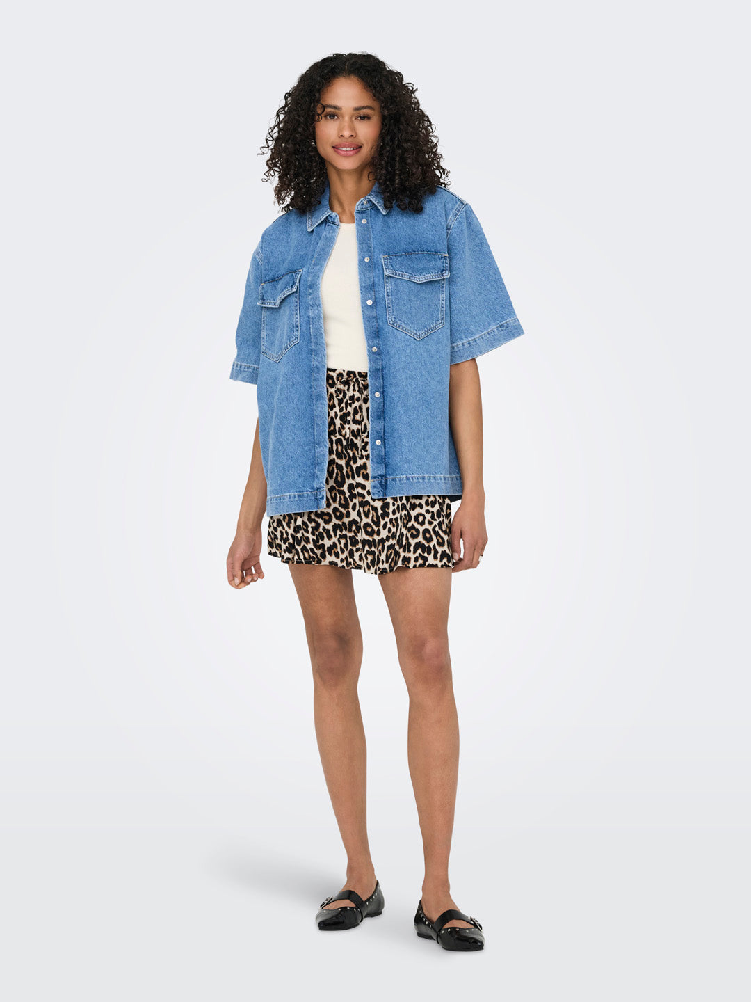 Animal Print Skort